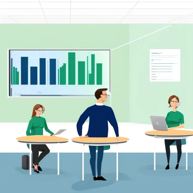 Teilnehmer bei Excel-Schulung